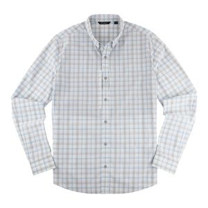 Rockwell Long Sleeve Button Down Shirt - Light Blue Plaid